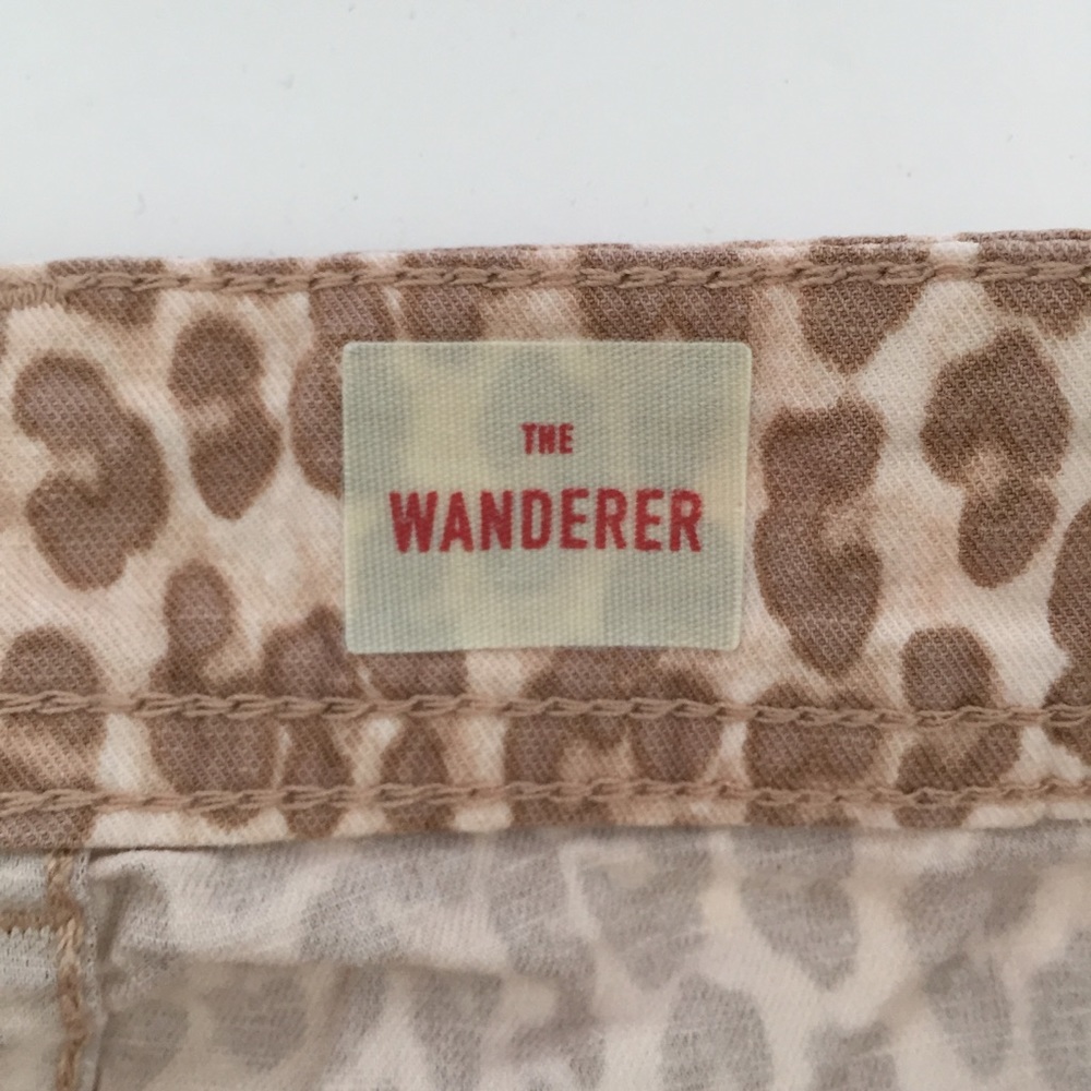Anthropologie animal print cheetah pants tan 27 - Picture 5 of 16